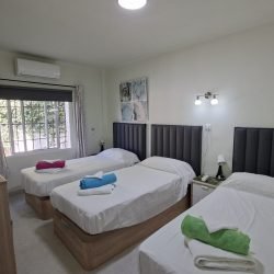 door to 3 bed view